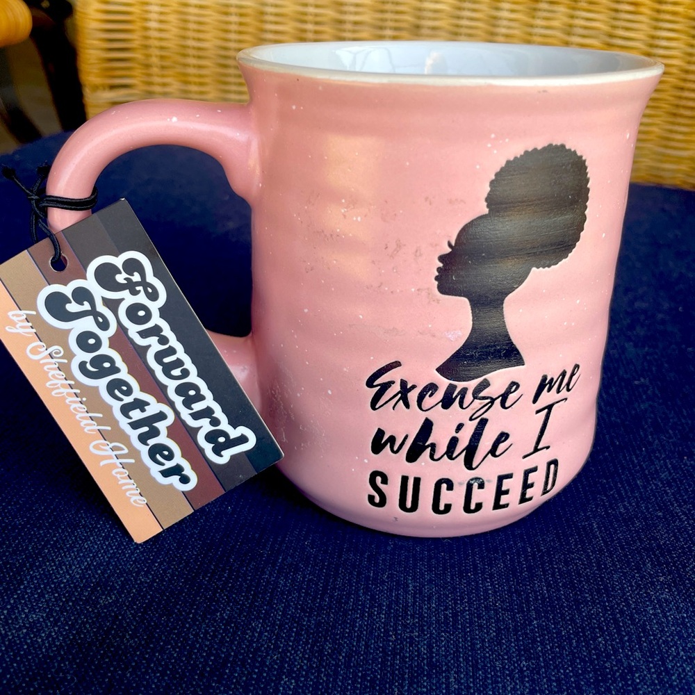 Forward Together by Sheffield Home Pink Mug with Inspirational Quote